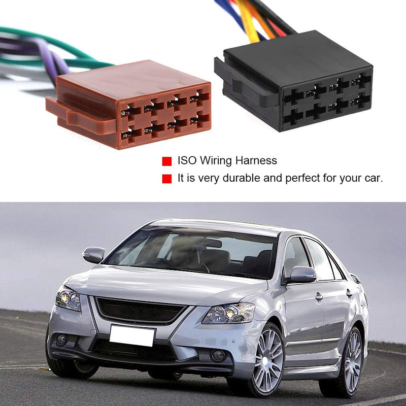 ISO Wire Harness,Car Audio Line Plug Connector Connection Line Interior ISO Wiring Harness Fit for Toyota