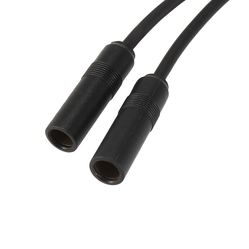 [AUSTRALIA] - X AUTOHAUX Universal Car Radio Auto Antenna Splitter 1 Male to 2 Female Aerial Adapter Plug Connector Cable FM AM Stereo Audio Y Shape Extension 40-UV43 
