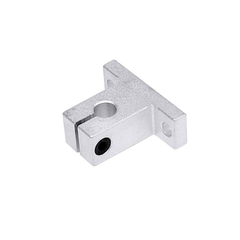 FKG SK8 Aluminum Linear Motion Rail Clamping Guide Support for 8mm Diameter Shaft, Set of 10