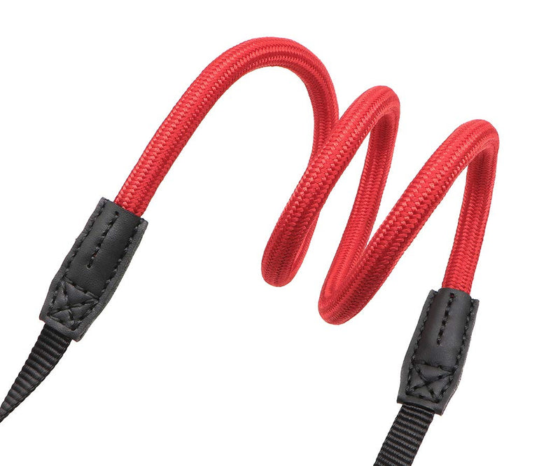 HITHUT Quick Release Camera Neck Strap Shoulder Strap Belt for Mirrorless Digital Cameras Climbing Rope with Quick Release QD Loops Connector with O-Ring Adjustable Length 30-53inch Red