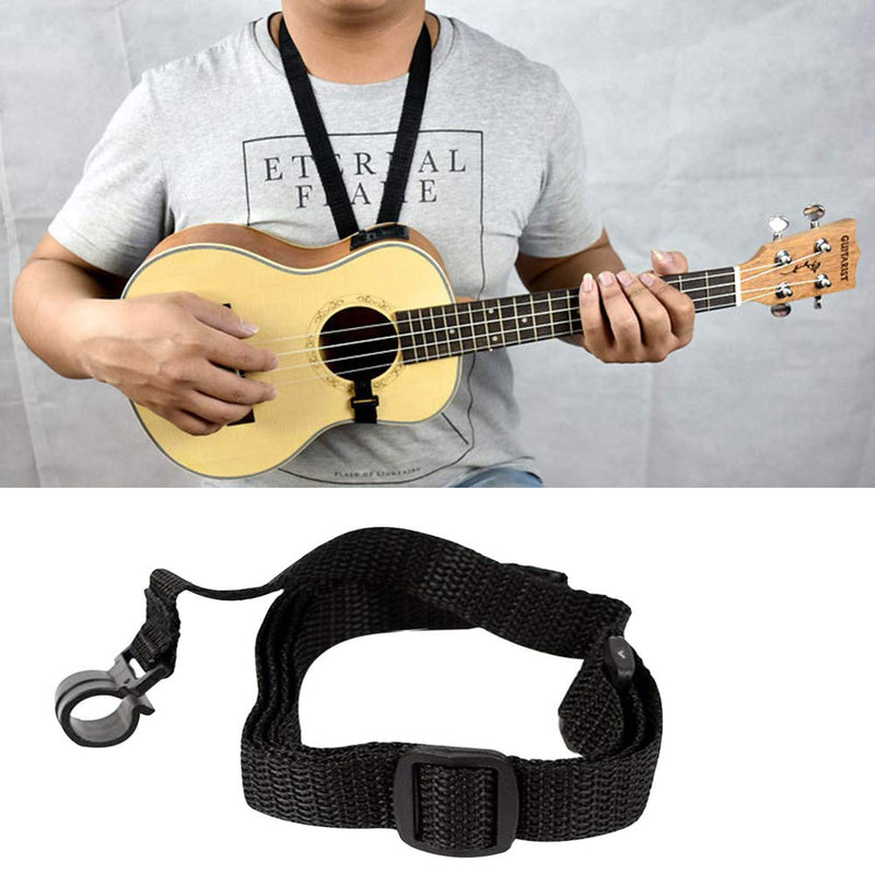 AKOAK 3 Pcs Adjustable Nylon Round Hook Strap, Ukulele Small Guitar Hanging Neck Strap, Durable Guitar Accessories