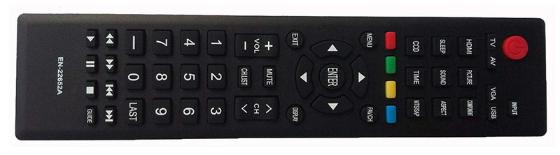 New Hisense TV Remote EN-22652A for Hisense LHD32A300MUS LHD32K20NUS 32K26NUS 32K360US 39K310US LTDN39V77NUS LTDN40K360US LTDN42A300US LTDN42K26US LTDN42K310BUS LTDN50K310USLTDN46K360US LTDN50K310US