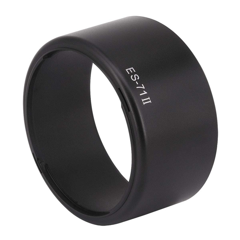 Haoge Bayonet Lens Hood Compatible with Canon EF 50mm f/1.4 USM Lens Replaces Canon ES-71 II
