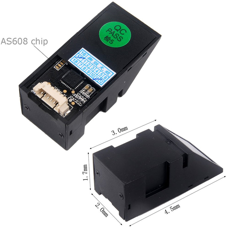 Optical Fingerprint Reader Sensor Module Door Lock Access Control Red Light for Arduino Mega2560 UNO R3 Geekstory