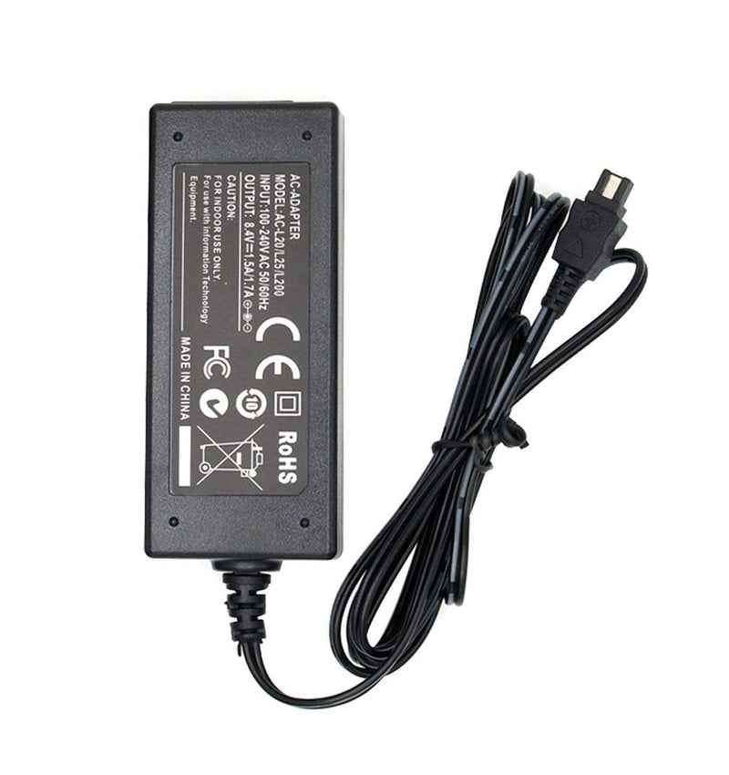 New AC-L200 AC Power Adapter Charger Replacement for Sony AC-L200 AC-L200C L200D AC-L25 AC-L25A AC-L25B AC-L25C for Sony Handycam DCR-DVD7 DVD105 DVD108 DVD203 DVD205 DVD305 DVD308 DVD610 Camcorder