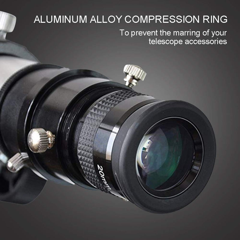 fosa1 M42x0.75 to 1.25inch Adapter, Aluminum Alloy Compression Ring Telescope Accessories