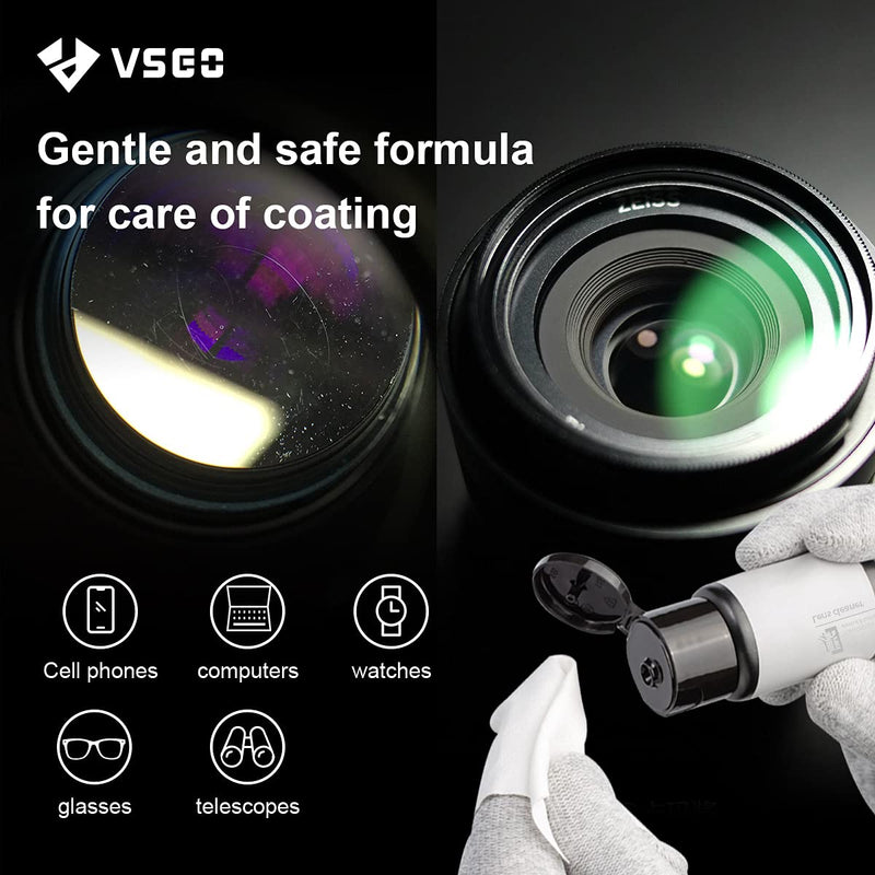 VSGO V-C01E Optical Lens Cleaner Professional Lens Cleaning Fluid for Camera