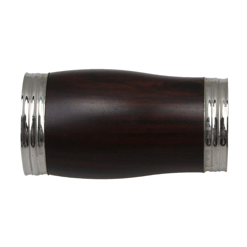 Yibuy Metal Ring Black Bb Ebony Wood Clarinet Barrel 60mm Length