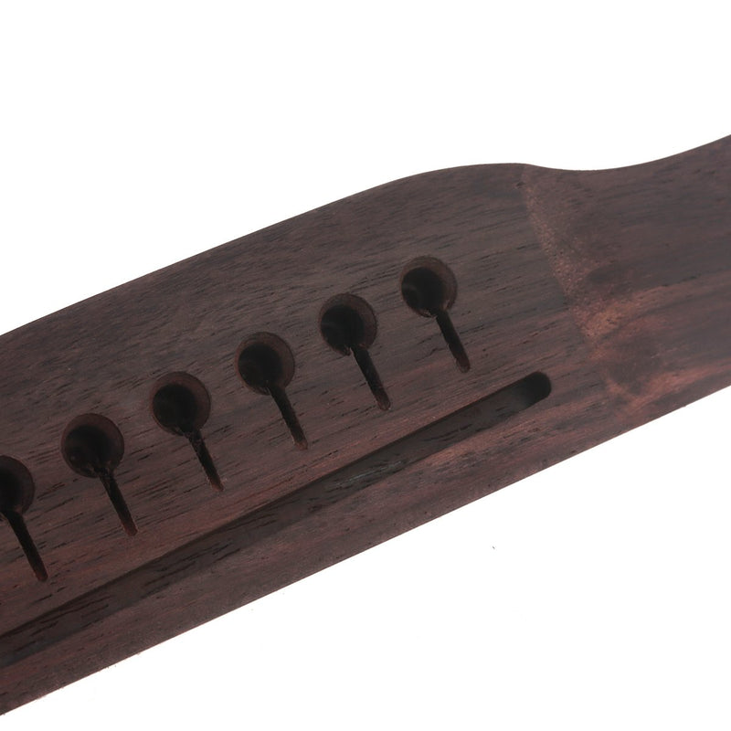 Musiclily Rosewood Acoustic Guitar Bridge for 6 String Martin Style