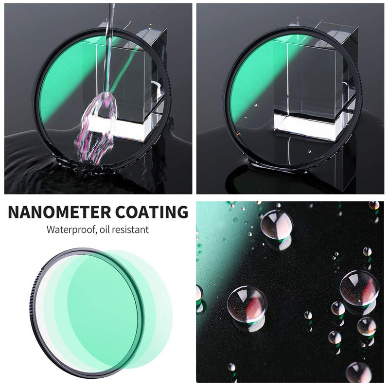 [AUSTRALIA] - K&F Concept 49mm Black Diffusion 1/8 Filter Dream Cinematic Effect Filter with 28 Multi-Layer Coatings Hydrophobic/Scratch Resistant for Camera Lens 