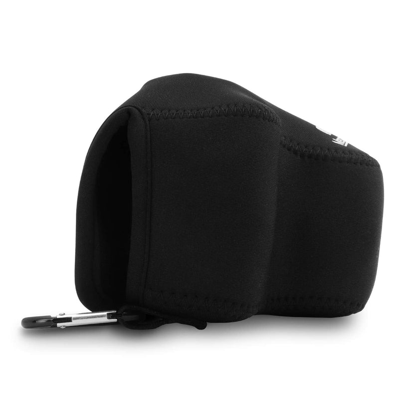 MegaGear Ultra Light Neoprene Camera Case Compatible with Canon EOS M50 Mark II (15-45mm), M50, M5 (15-45mm) Black