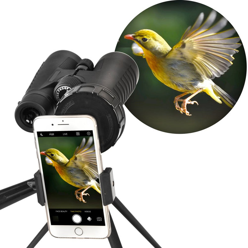 SOLOMARK Cellphone Mount for Vortex Bushnell Celestron Barska Spotting Scope Big Eyepiece Work with Binoculars Monocular Spotting Scope Telescope for Almost Smartphone Cellphone mount for big eyepiece