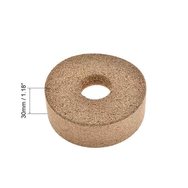 uxcell Lab Flask Support Cork Stand 80mm Diameter Round Bottom Holder for 50ml-250ml Flasks 3Pcs