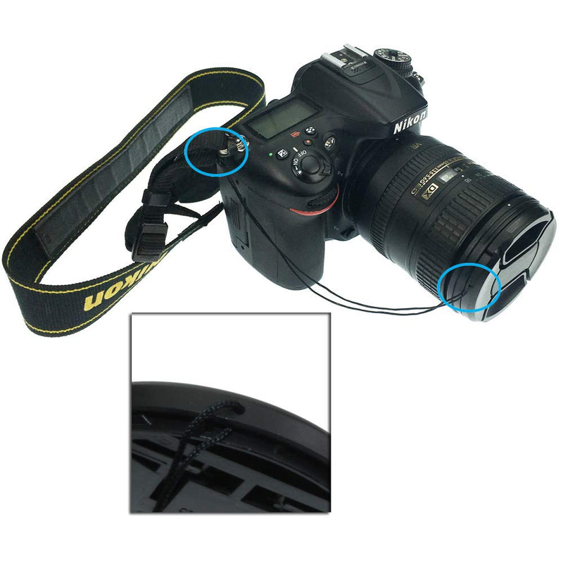 [AUSTRALIA] - Lens Cap 72mm, Camera 72mm Lens Cap, 2 Packs + 1 Piece Cleaning Wiper, Model:LC-72, Compatiable with DSLR & Mirrorless Camera Camera Lens & Lens Filter & Filter Adapter Ring etc.(72mm) 72 mm 