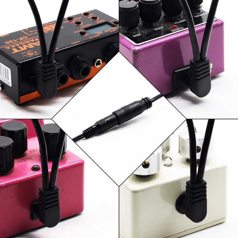 [AUSTRALIA] - SONICAKE 9V DC 5-Way Right Angle Plug Daisy Chain Power Cable for Guitar Pedals 5 way cable 