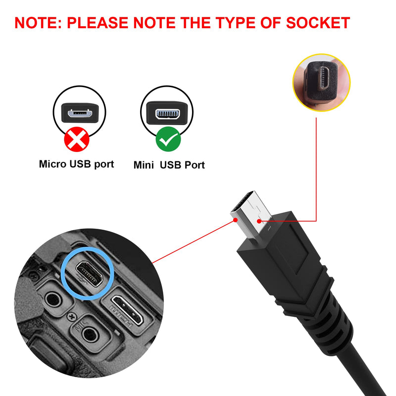 Replacement UC-E6 UC-E16 UC-E17 USB Cable Photo Transfer Date Cord Compatible with Nikon Cameras Coolpix S3700 S6500 S3500 S6600 S6300, Coolpix P Series P100 P500 P510 P520 P530