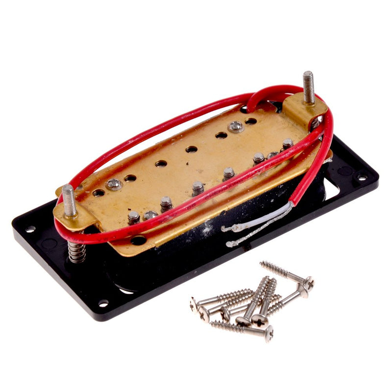Electric Guitar Humbucker Pickup Bridge and Neck Set Double Coil Black and Red