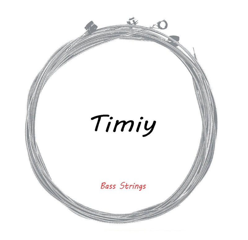 Timiy Lightweight Durable Stainless Steel Precision Bass 4-String Set Electeic Bass String Accessory