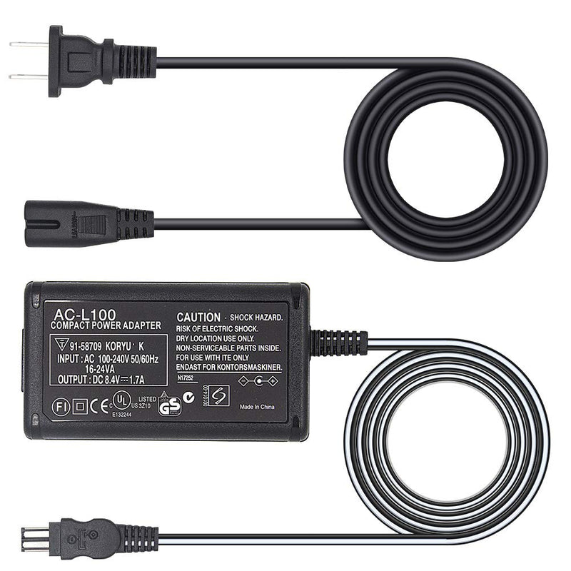 AC Adapter Charger Compatible Sony Handycam DCR-TRV230 TRV33 TRV210 TRV250 TRV260 TRV280 TRV330 TRV340 TRV460 TRV480 TRV510 TRV520 TRV530 TRV19, CCD-TRV37, 36,43,68,CCD-TRV41, TRV108 Camcorder