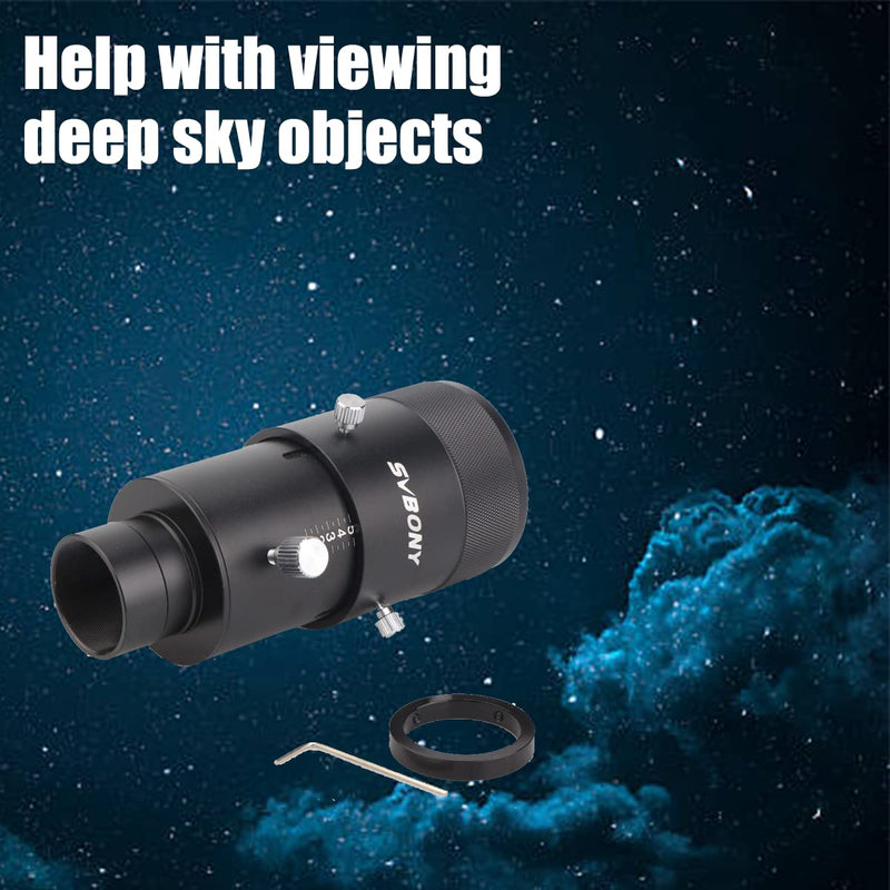 SVBONY SV112 Telescope Camera Adapter Kit for Nikon Camera 1.25 inches Variable Eyepiece Projection Prime Focus Astrophotography