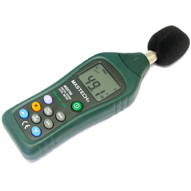 Professional Digital Sound Level Meter MS6708 anallog bar 30 to 130dB Backlight
