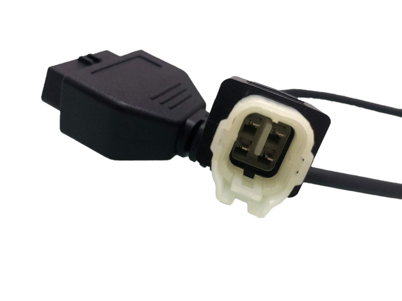 SuperOBD for Hon-da 4 Pin Plug Adaptor Cable OBDII Motorbike Motorcycle 4pin (K-Line) to OBD2 Diagnosotic Cable Adaptor