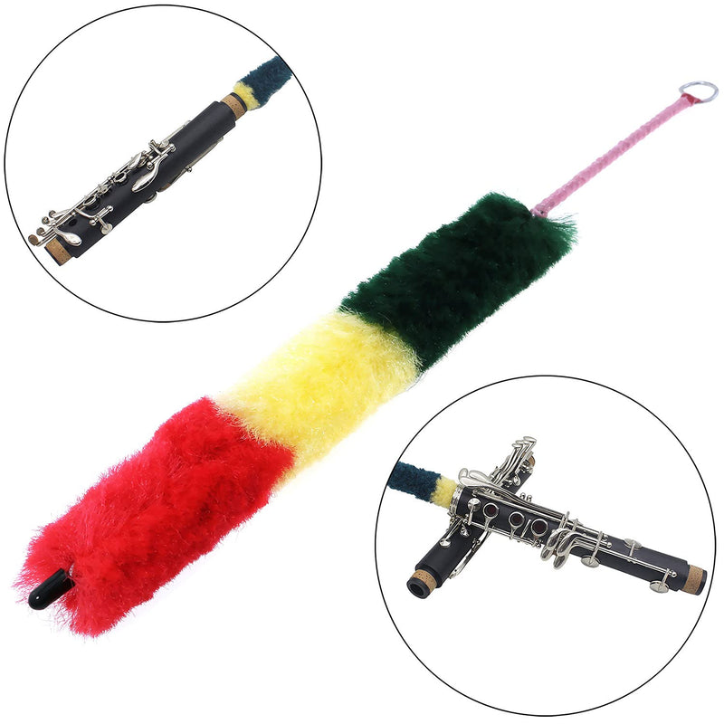 E-outstanding 1Pc Soft Microfiber Cleaning Brush Clarinet Cleaning Brush Cleaner Pad Saver Tool Accessory