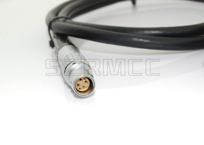 SZRMCC 4 Pin XLR Male to 1B 6 Pin Female Power Cable for Red Epic and Scarlet Cameras