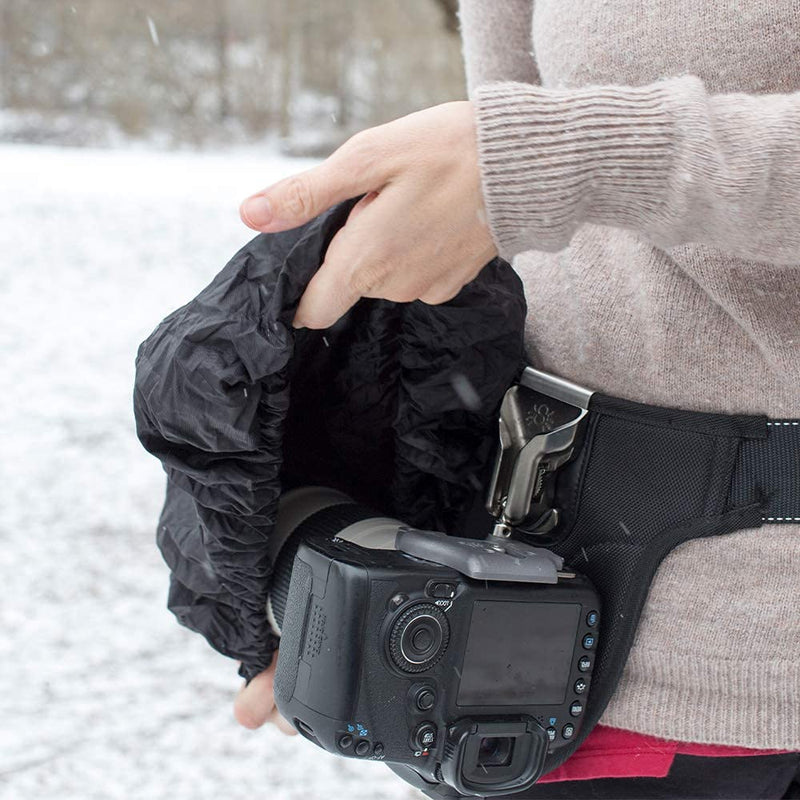 [AUSTRALIA] - Spider Holster - SpiderMonkey Large Rain Cover - Self Locking Belt Accessory Clip with self-contained Waterproof Cover to Protect Your Gear from The Elements! 