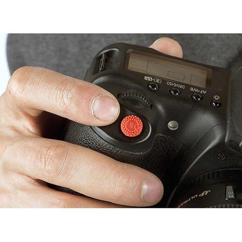 Custom SLR ProDot Shutter Button Upgrade (Red. 2 Pack) - Perfect Alternative to Soft Shutter Release Buttons