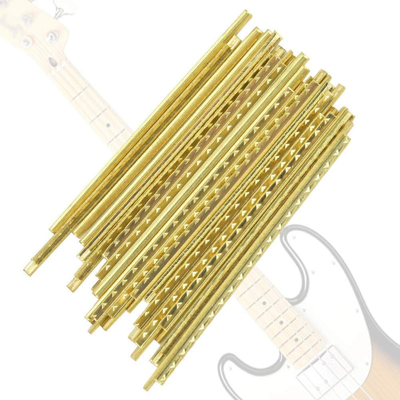 39inch Guitar Fingerboard Brass Fret, Width 2.2mm Guitar Fret Wire for Classical Acoustic Guitar 19pcs/set