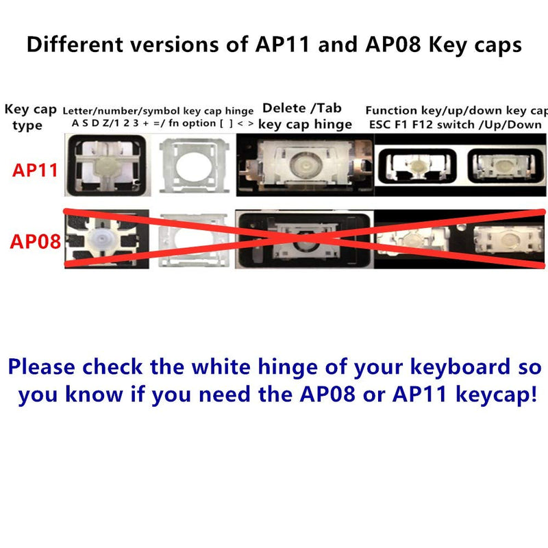 [AUSTRALIA] - Replacement Individual AP11 Type N Key Cap and Hinge for MacBook Pro Model A1425 A1502 A1398 for MacBook Air Model A1369/A1466 A1370/A1465 Keyboard to Replace The N KeyCap and Hinge 