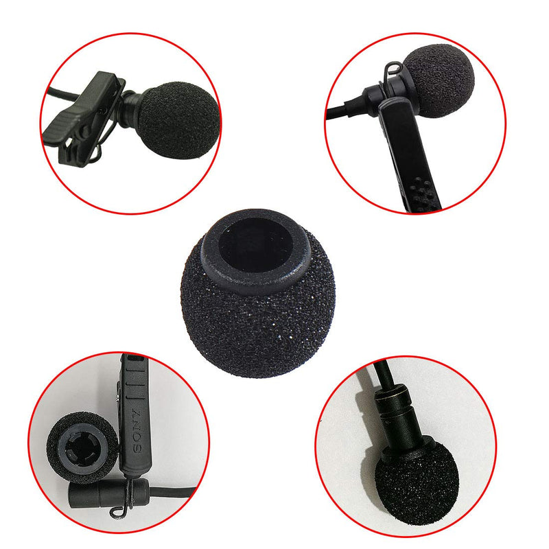 [AUSTRALIA] - Canfon 2 Pack Mini Size Lapel Microphone Foam Cover, Lavalier Microphone Windscreen Replacement for Sony Microphone 