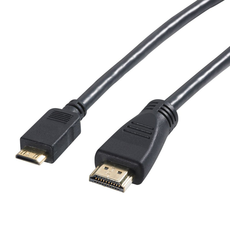 Tether Tools TetherPro Mini-HDMI (C) to HDMI (A), 6 ft (1.8m), Black