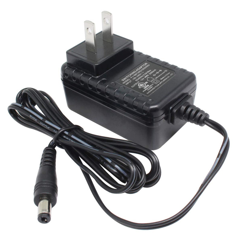 DC 12V 2A Power Supply Adapter 5.5mm x 2.1mm, UL Listed FCC