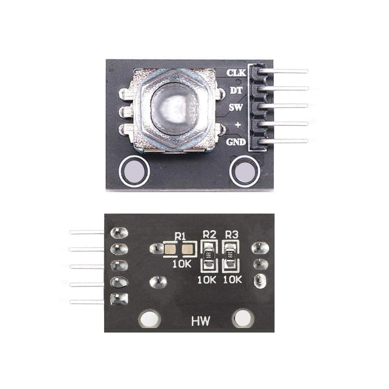 DaFuRui 10Pack KY-040 Rotary Encoder Module 360 Degree Rotary Encoder Module with Knob Cap for Arduino