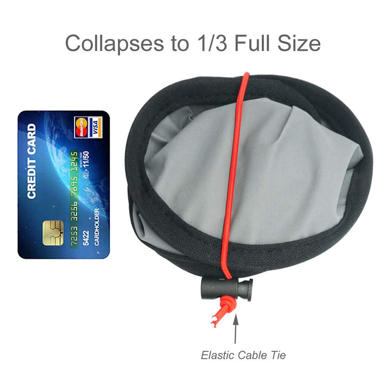 Foto&Tech Double-Sided 18% Gray Card and White Balance Disc, Gray and Neutral White Panel with Nylon Bag and Cable Tie, Collapsible Reference Reflector Focus Board for Camera Photography (12"/30cm) 12"/30cm