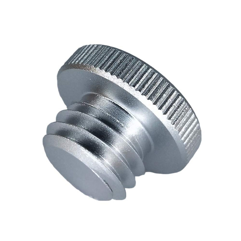 5/8"-11 Male to 1/4"-20 Female Threaded Screw Adapter for Tripod Laser Level Adapter (Silver) Silver