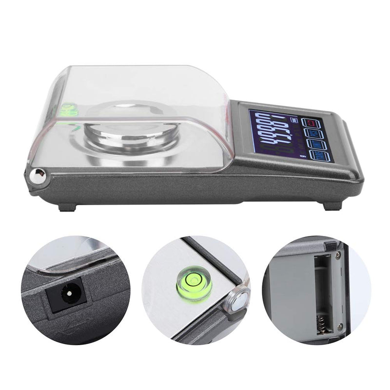Scale,Jarchii Electronic Scale, 0.0001g 50g g/ct/DWT/ozt/gn/Tl/OZ High Precision Electronic Digital Balance Scale Jewelry Weight Gram Scales for Cooking Weighing Jewelry