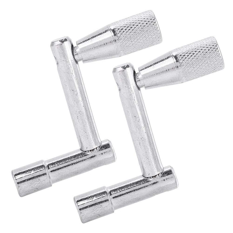 Drum Tuning Wrench, 2PCS Metal Continuous Motion Drum Tuning Key Percussion Hardware Tool for Drum Accessories