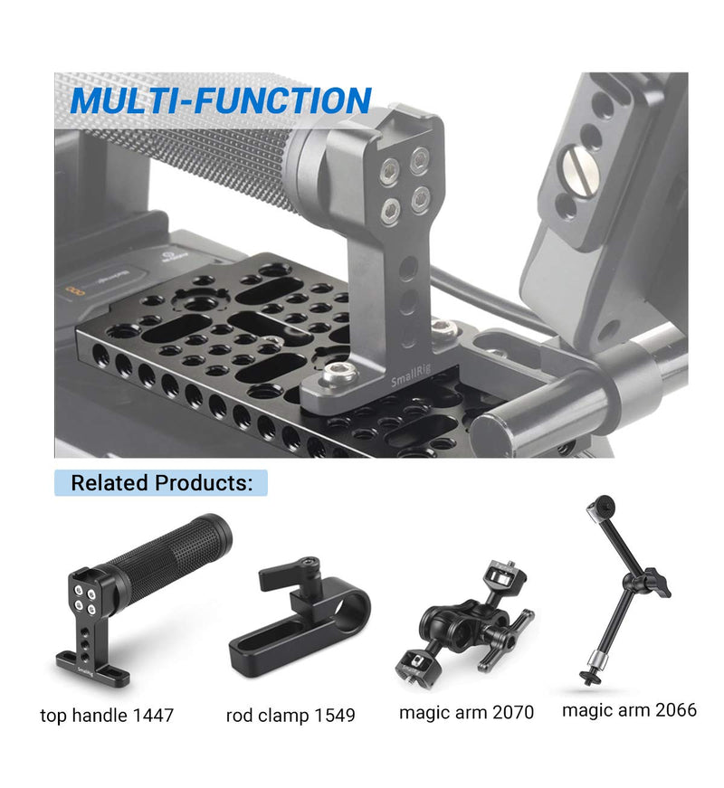 SMALLRIG Multi-Purpose Switching Plate for Rail Block, Dovetail Camera Cheese Plate - 1681