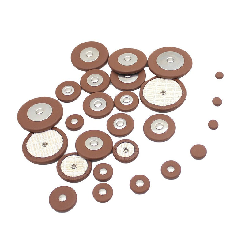 Mowind 26 Pieces Leather Pads Replacement for Alto Saxophone Sax Accessory