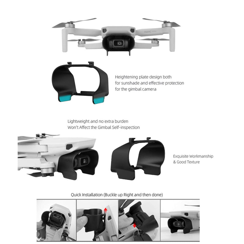 Darkhorse Lens Hood Sunhood Sunshade Gimbal Guard for Mavic Mini / Maivc Mini 2