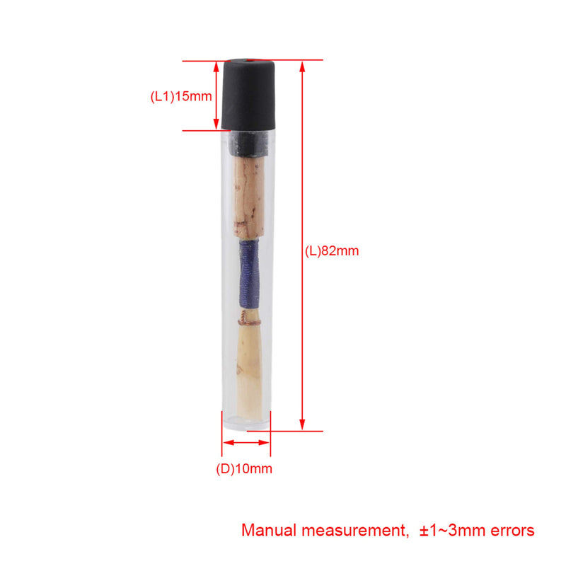 1x Bamboo Oboe Reed with Plastic Case/Tube for Beginners Oboe Accessories