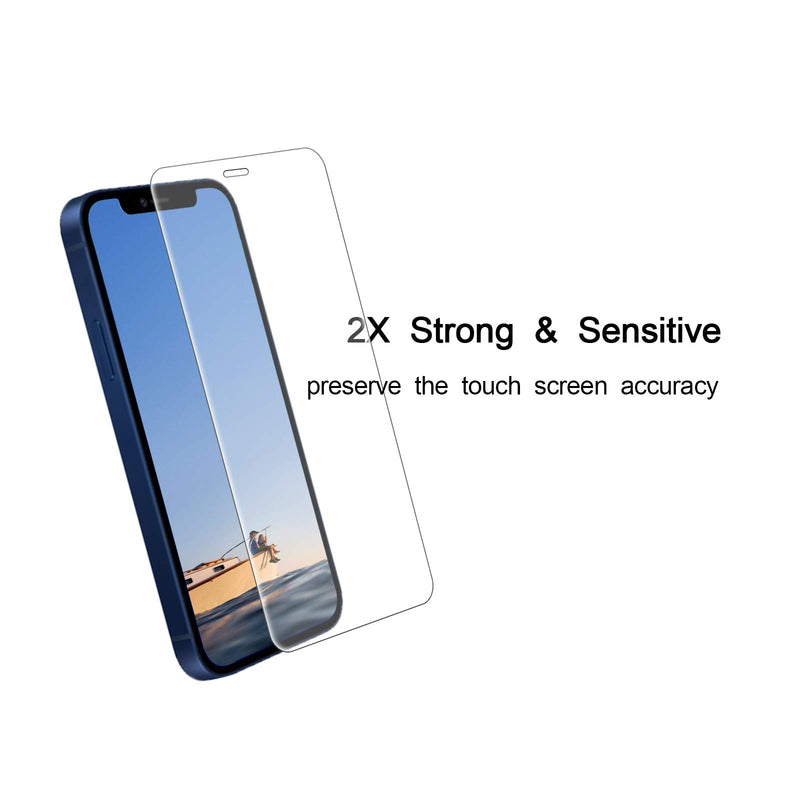 Foval Tempered Glass Compatible with iPhone 12 Pro Max Screen Protector 6.7 Inch 2020 (3 Pack) (Full Coverage), (Case Friendly) HD Glass Screen Protector for iPhone 12 Pro Max with Alignment Tool