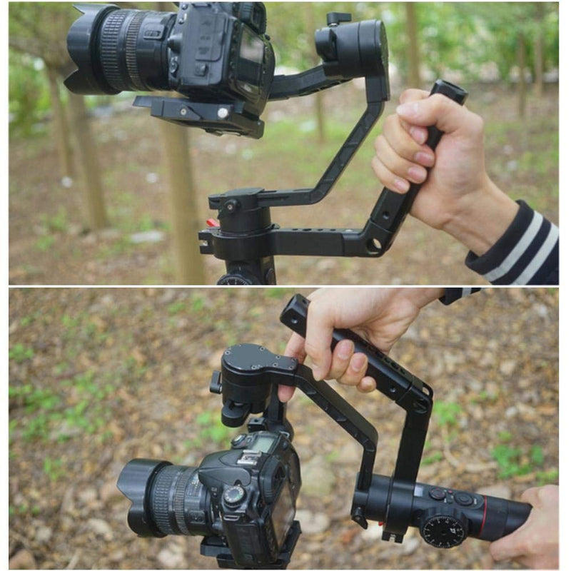 V BESTLIFE Portable Extension Handle Grip Bracket 1/4 Screw Aluminum Alloy Metal Connector for Zhiyun Crane2/ Feiyu AK2000