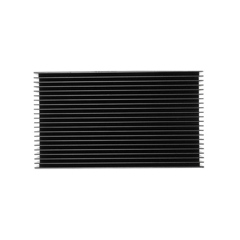 Aluminum Large Heatsink 4.72'' x 2.72'' x 1.06'' inch /120 x 69 x 27 mm Heat Sink Cooling Black Oxide Radiator 22 Fin for Computer LED Power
