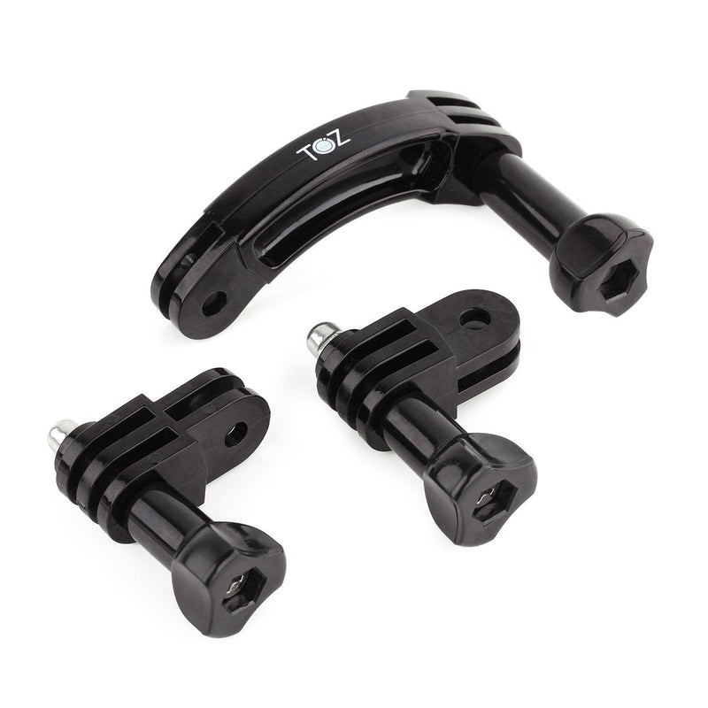 [AUSTRALIA] - TOZ TZN-S03 Universal Rotary Extension Arm Mount Set for Gopro Hero 4 3 3+ 2 1, GoPro Accessories Kit Extension Arm Adapter Pivot Arm Thumbscrew 