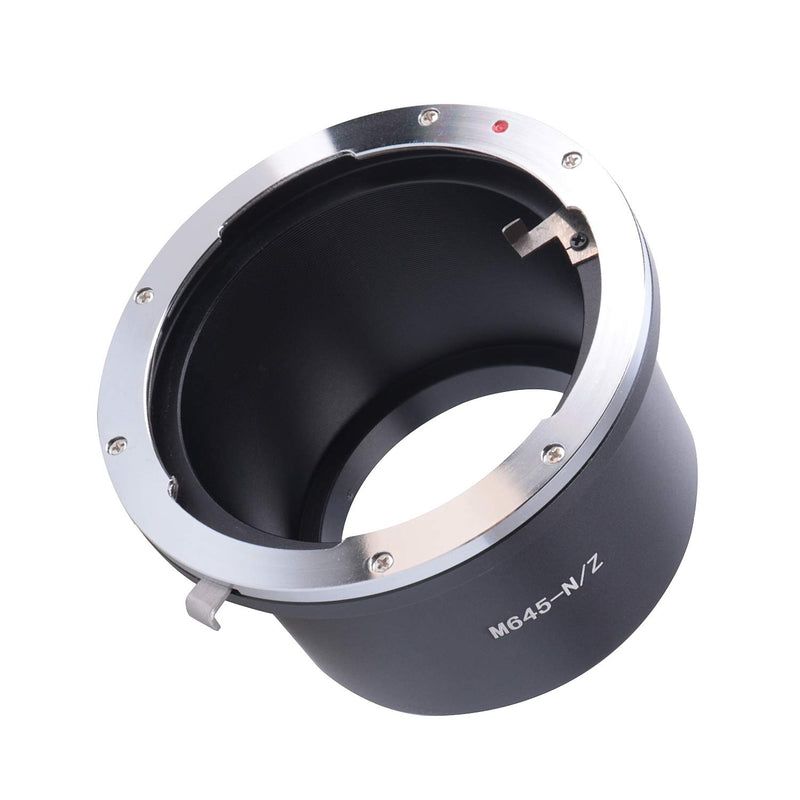 Foto4easy Lens Adapter Ring for Mamiya 645 Mount Lens to Nikon Z Mount Z6 Z7 Z50 Digital SLR Camera