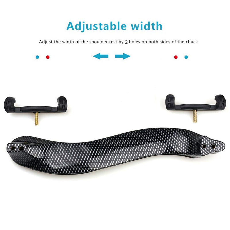 NANYI Violin Shoulder Rest 1/2 Collapsible Adjustable 1/2 Size Violin niversal Type Violin Parts soft Safety Easy to use, High strength sponge Grid pattern 1/2 Grid pattern